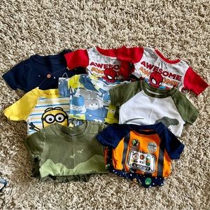 Lot of 8 sets 3T short sleeve and pants pj’s